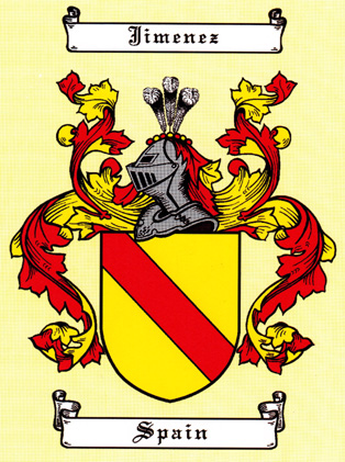 Jimenez Family Coat of Arms Image (125k)